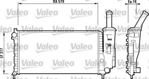 Valeo 732851 - Chladič vody -