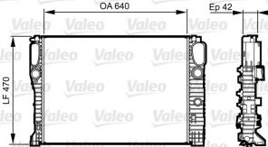 Valeo 732855 - Chladič vody -
