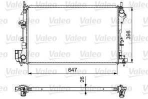 Valeo 732877 - Chladič vody -