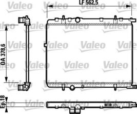 Valeo 732890 - Chladič vody -