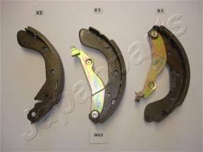 Japanparts GF-W03AF - Brzdové čeľuste -