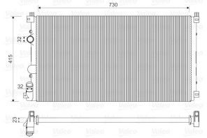 Valeo 732917 - Chladič vody -