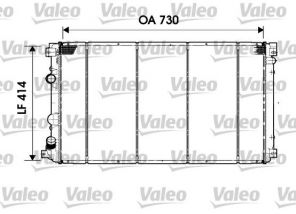 Valeo 732919 - Chladič vody -