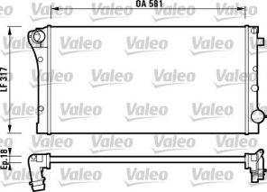 Valeo 732925 - Chladič vody -