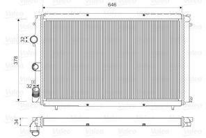 Valeo 732940 - Chladič vody -