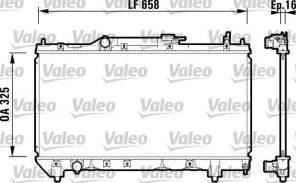 Valeo 732950 - Chladič vody -