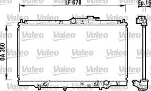 Valeo 734109 - Chladič vody -