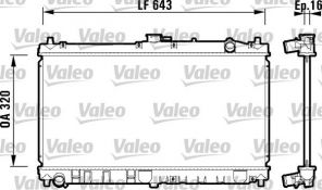 Valeo 734119 - Chladič vody -