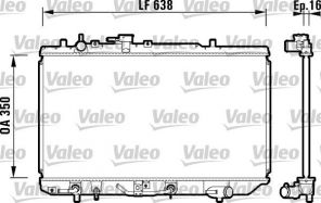 Valeo 734121 - Chladič vody -