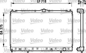Valeo 734130 - Chladič vody -