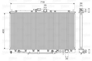Valeo 734131 - Chladič vody -
