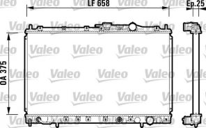Valeo 734139 - Chladič vody -