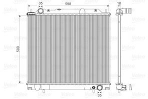 Valeo 734146 - Chladič vody -