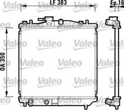 Valeo 734157 - Chladič vody -