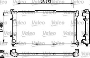 Valeo 734158 - Chladič vody -