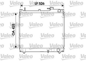 Valeo 734162 - Chladič vody -