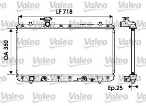 Valeo 734165 - Chladič vody -