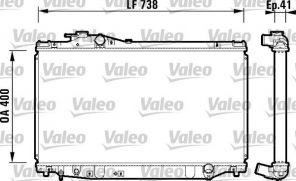 Valeo 734174 - Chladič vody -