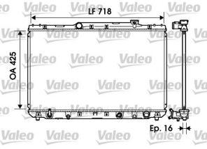 Valeo 734193 - Chladič vody -