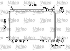 Valeo 734194 - Chladič vody -