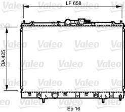 Valeo 734197 - Chladič vody -