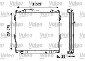 Valeo 734204 - Chladič vody -