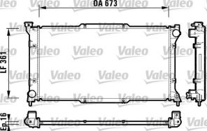 Valeo 734212 - Chladič vody -