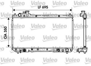 Valeo 734217 - Chladič vody -