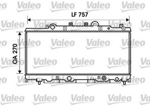 Valeo 734235 - Chladič vody -