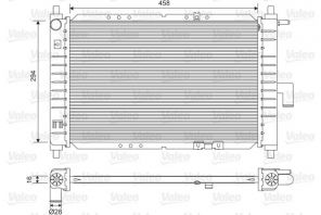 Valeo 734251 - Chladič vody -