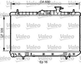 Valeo 734253 - Chladič vody -