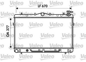 Valeo 734258 - Chladič vody -
