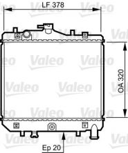 Valeo 734262 - Chladič vody -