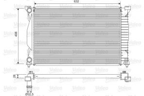 Valeo 734269 - Chladič vody -