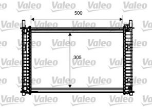 Valeo 734274 - Chladič vody -