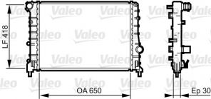 Valeo 734283 - Chladič vody -