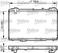 Valeo 734285 - Chladič vody -