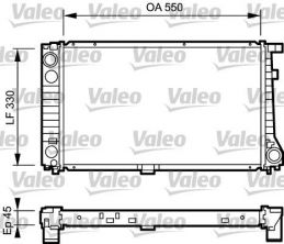 Valeo 734289 - Chladič vody -