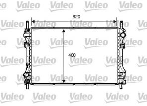 Valeo 734293 - Chladič vody -
