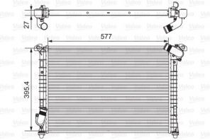 Valeo 734328 - Chladič vody -