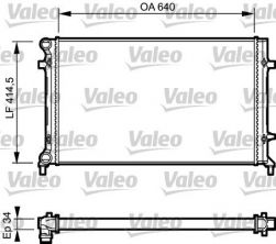 Valeo 734335 - Chladič vody -