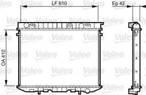 Valeo 734353 - Chladič vody -
