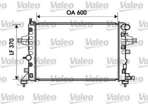 Valeo 734381 - Chladič vody -