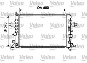 Valeo 734382 - Chladič vody -