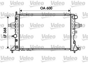 Valeo 734388 - Chladič vody -