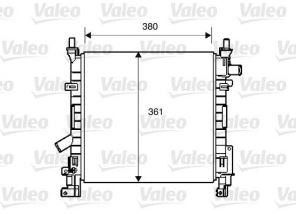 Valeo 734392 - Chladič vody -