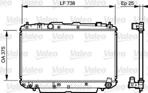 Valeo 734397 - Chladič vody -