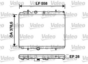 Valeo 734398 - Chladič vody -
