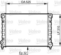 Valeo 734415 - Chladič vody -