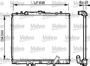 Valeo 734424 - Chladič vody -